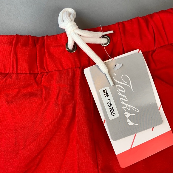 NWT Yoga Running Workout Shorts Tankoo Athletic Elastic Waist - Picture 5 of 12